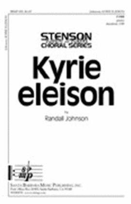 Book cover for Kyrie eleison - TTBB Octavo