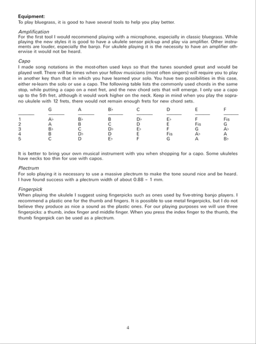 Ukulele Bluegrass Solos Bluegrass Fiddle scores gallery preview page 5