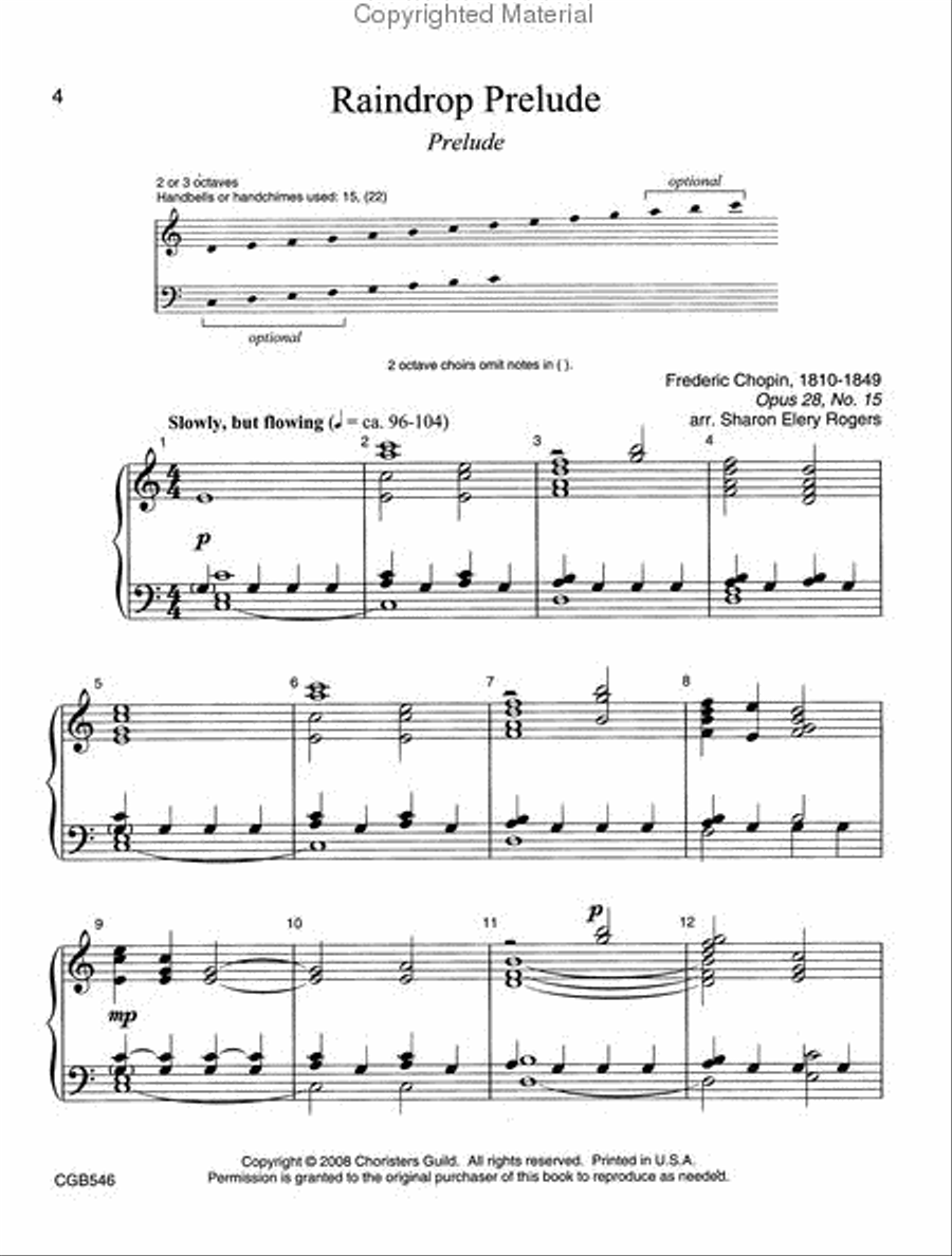 Music of the Masters Handbell Choir scores gallery preview page 2