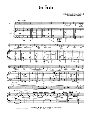 Ballade Op. 43, No. 3