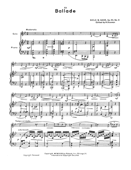 Ballade Op. 43, No. 3