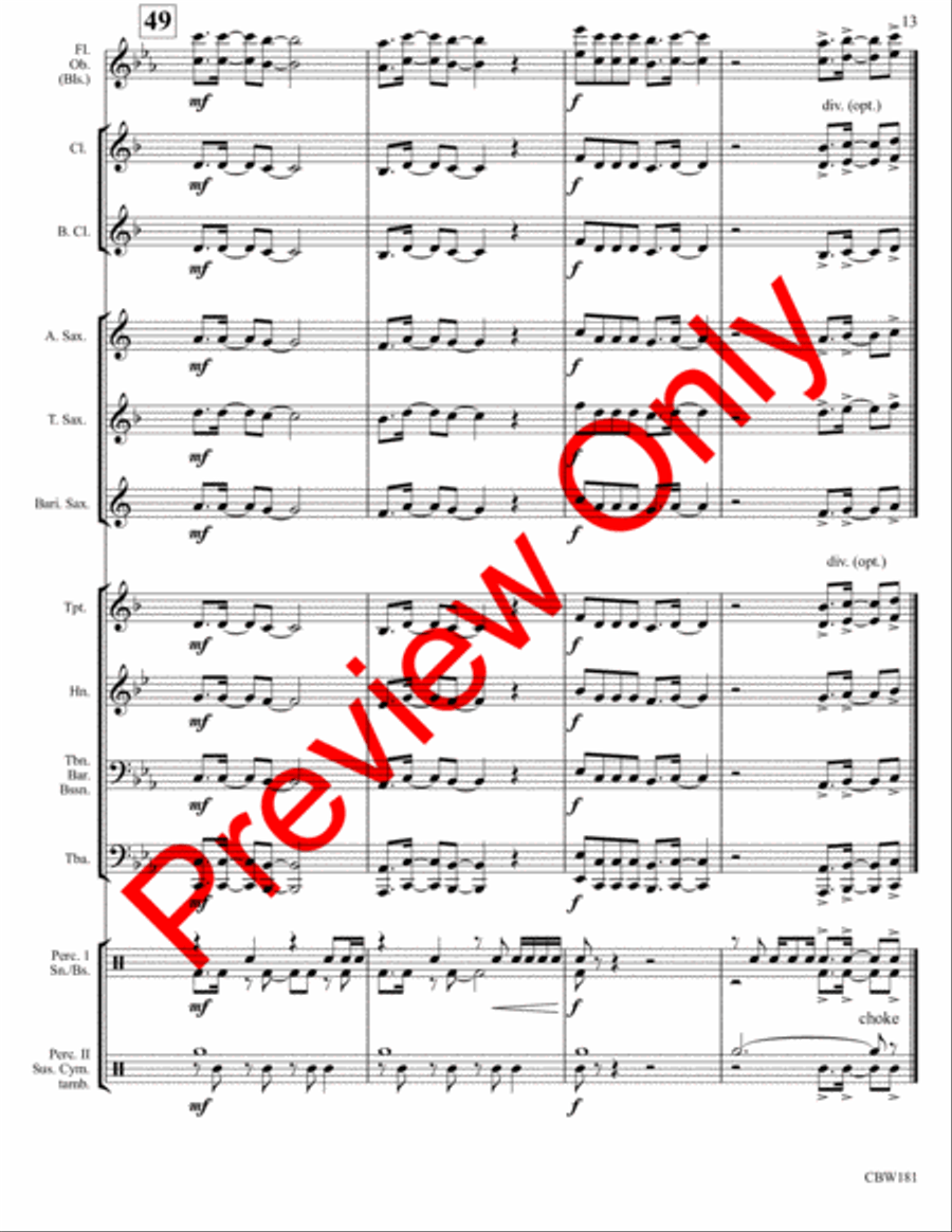 Jibba-Jabba Concert Band scores gallery preview page 16