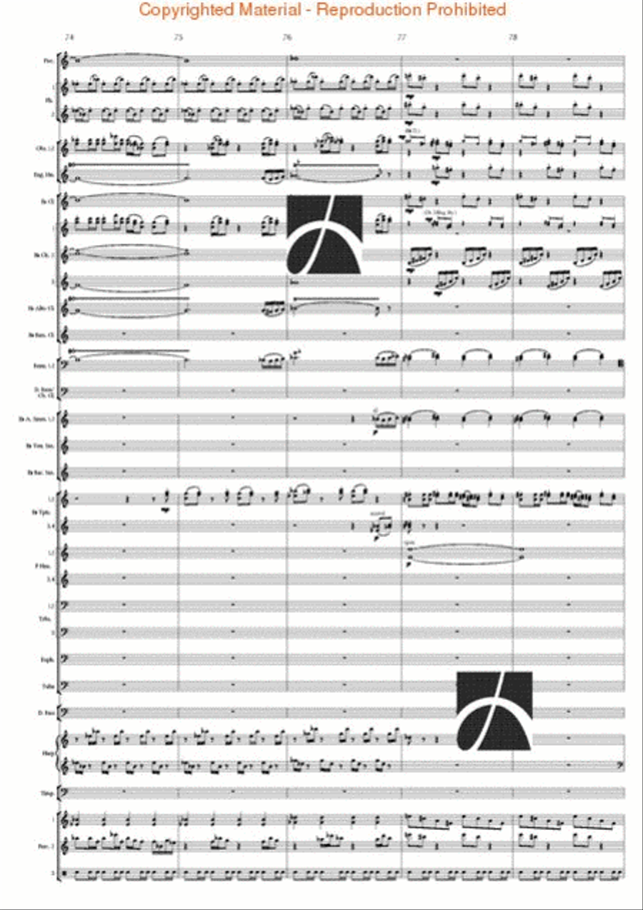 Aquarium Concert Band scores gallery preview page 14