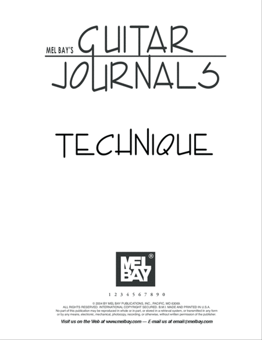 Guitar Journals - Technique Guitar scores gallery preview page 7