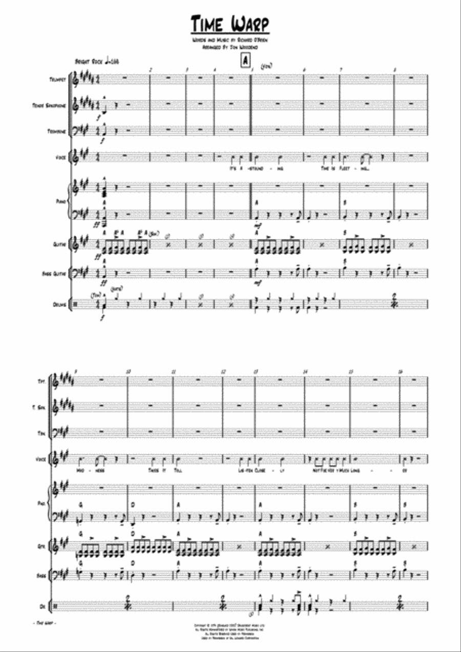 Time Warp Jazz Ensemble scores gallery preview page 6