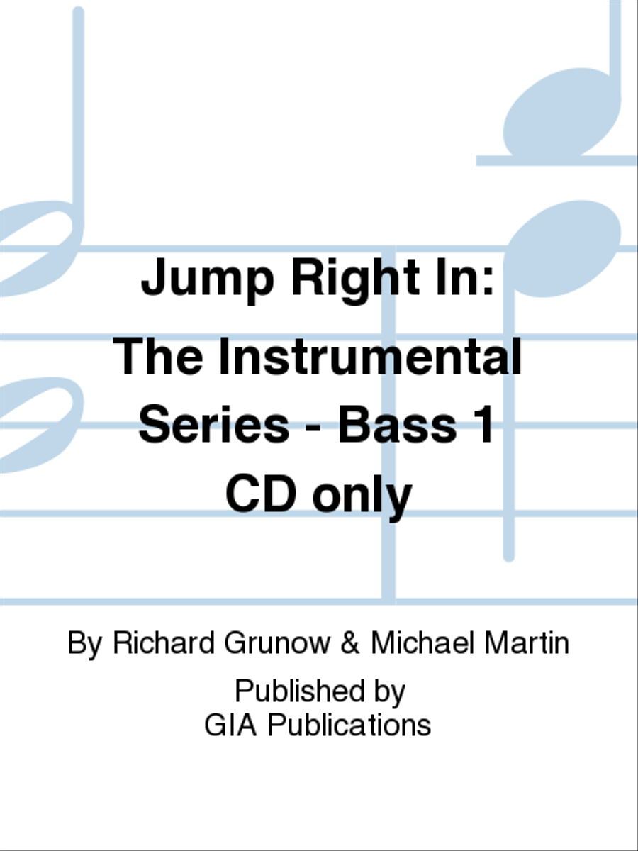 Jump Right In: Student Book 1 - Bass (CD only)