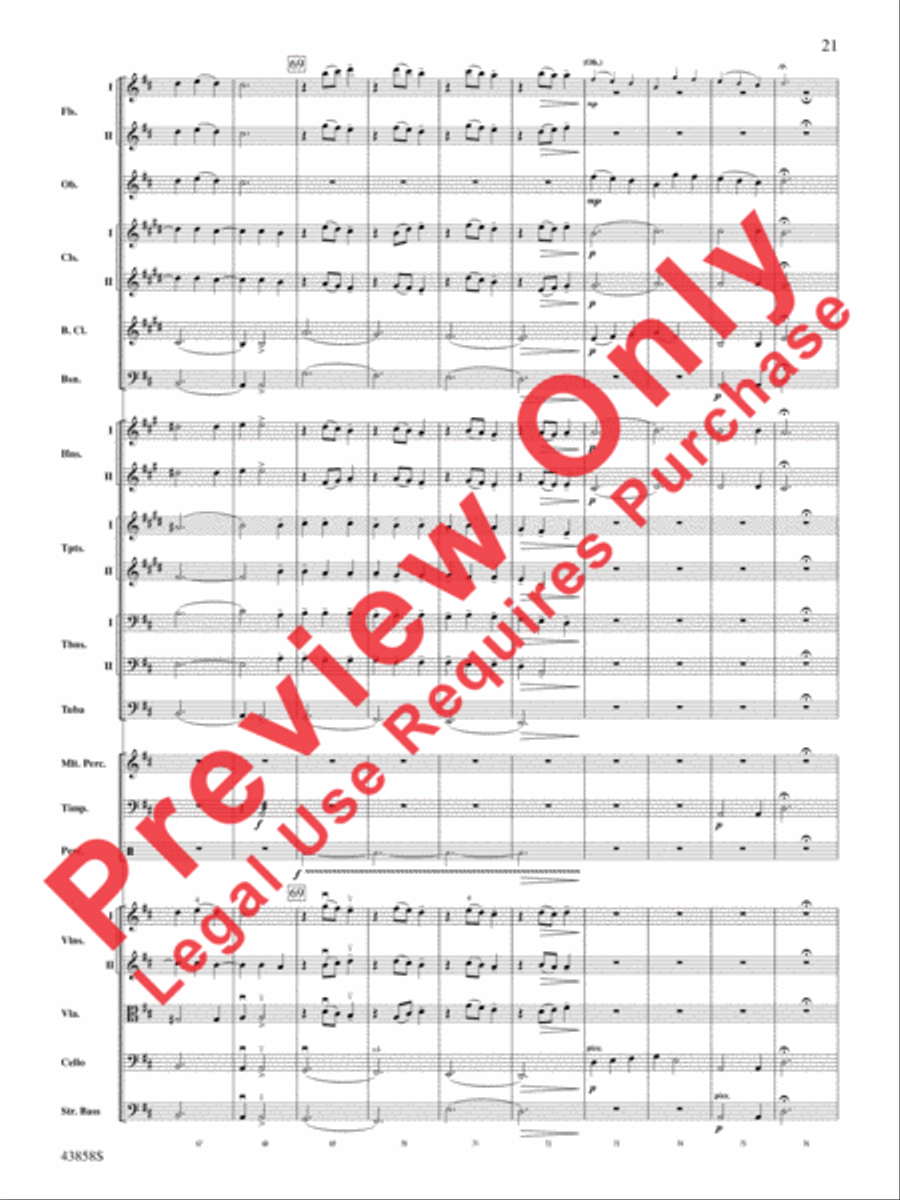 A Northumbrian Folk Song Suite Full Orchestra scores gallery preview page 22
