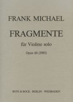 Fragments op. 60