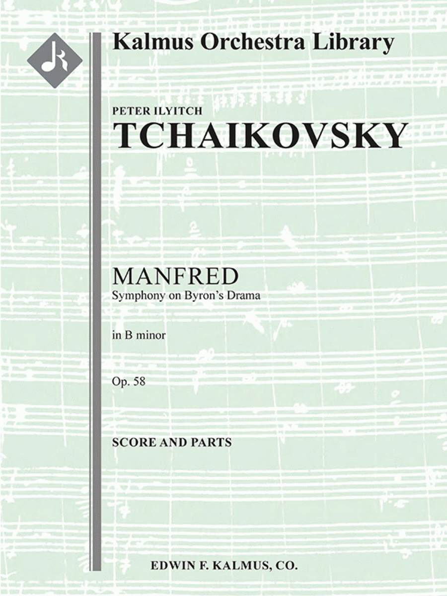 Manfred Symphony, Op. 58 Full Orchestra scores gallery preview page 1