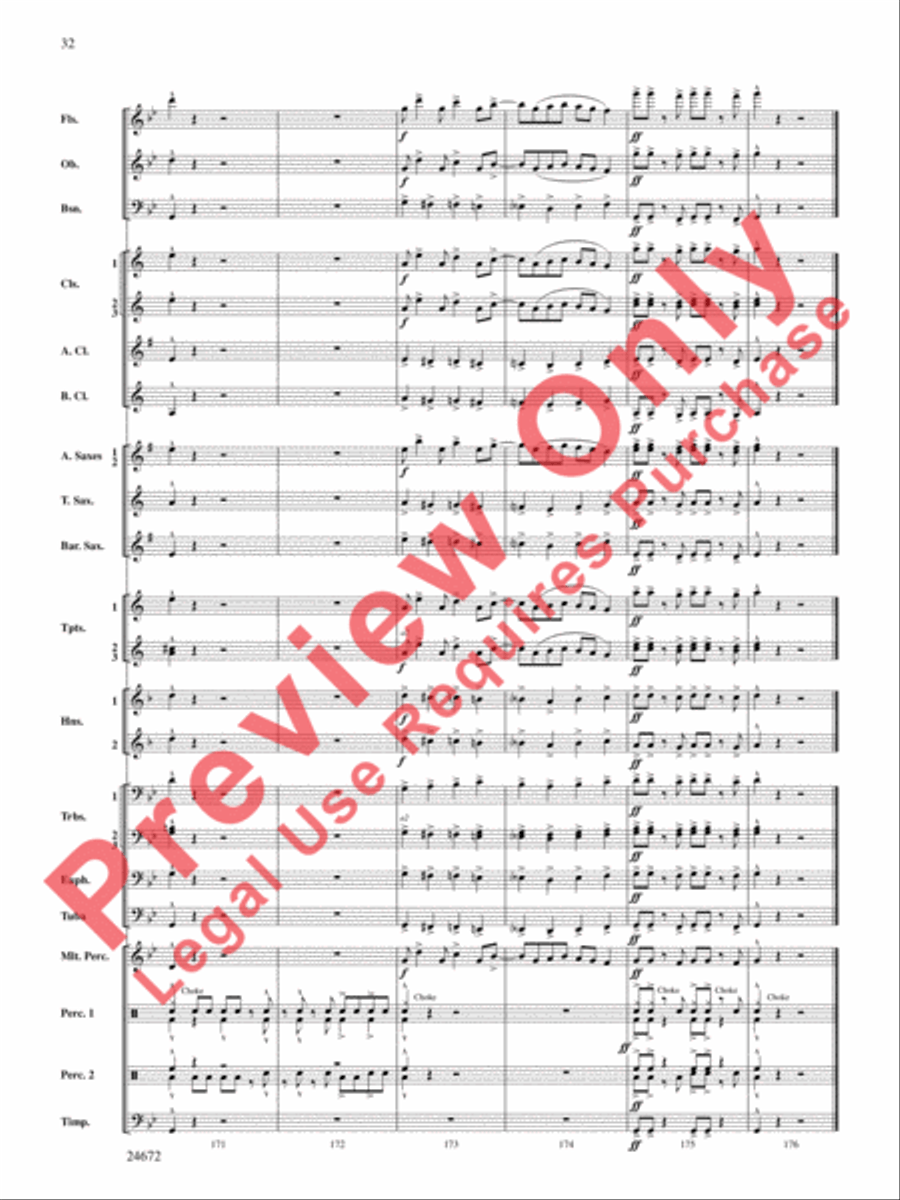 Buenaventura Concert Band scores gallery preview page 33