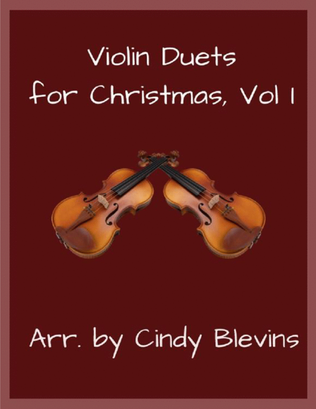 Book cover for Violin Duets for Christmas, Vol. I
