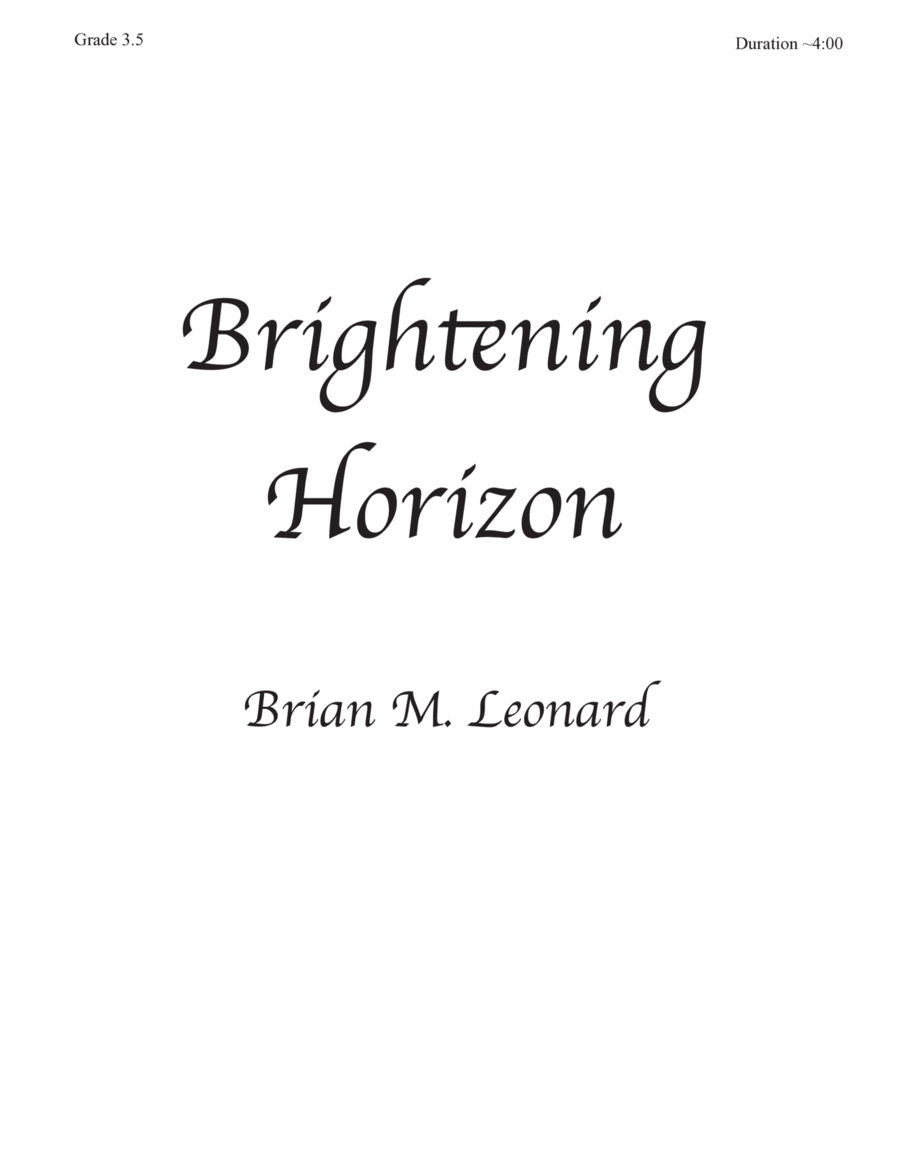 Brightening Horizon image number null