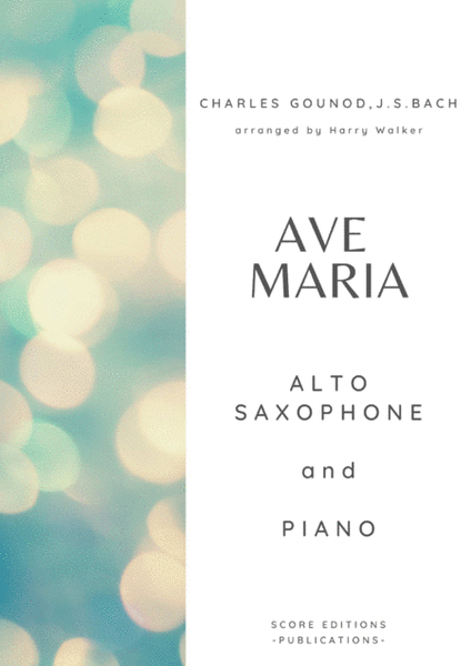 Gounod / Bach: Ave Maria (for Alto Saxophone and Piano) image number null