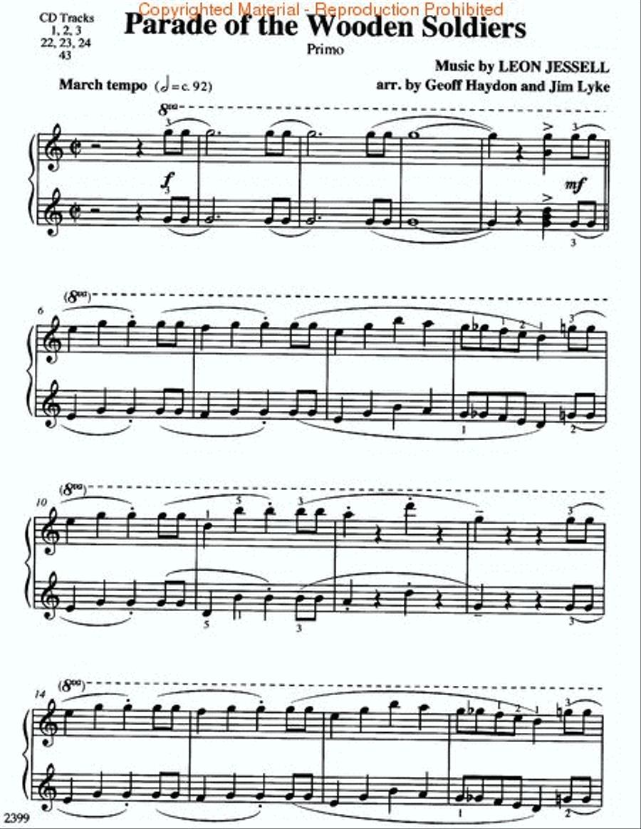 Favorite Holiday Duets with Santa Claus Piano Method scores gallery preview page 2