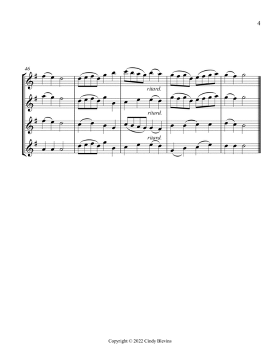 Christ the Lord Is Risen Today, Violin Quartet image number null
