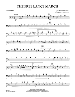 The Free Lance March - Trombone 1