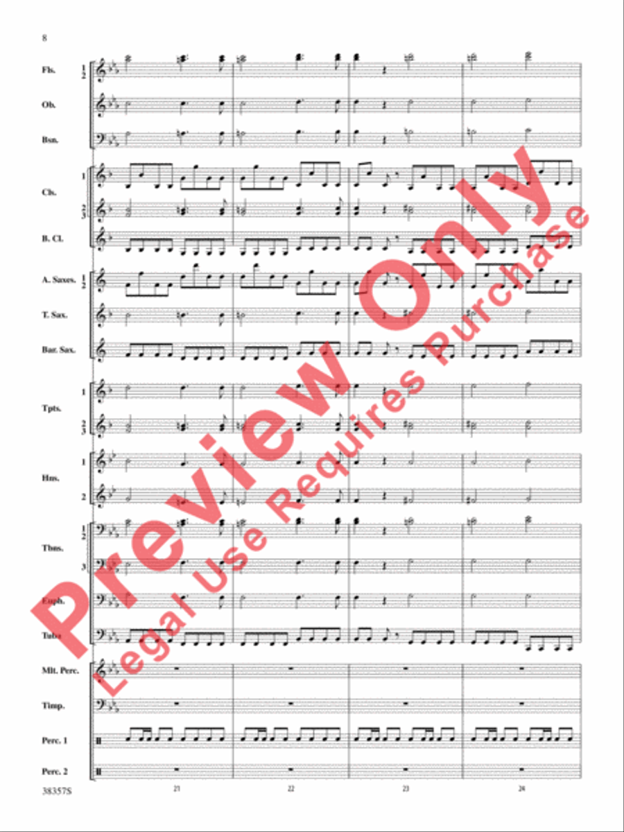 A Classic Christmas A Classic Christmas Concert Band scores gallery preview page 9