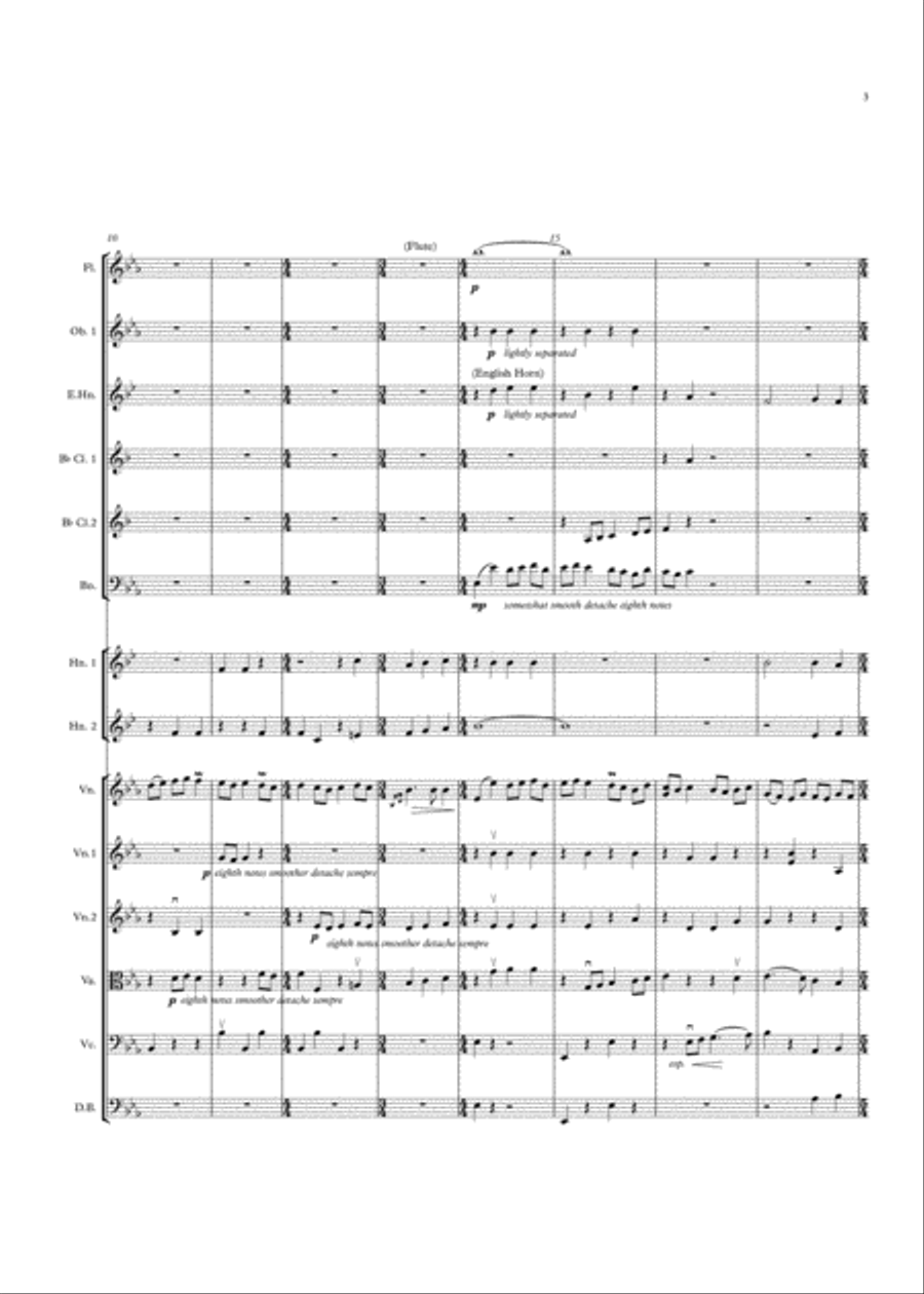 Chamber Symphony: Sketches from Kazakhstan, op. 24 Chamber Orchestra scores gallery preview page 3