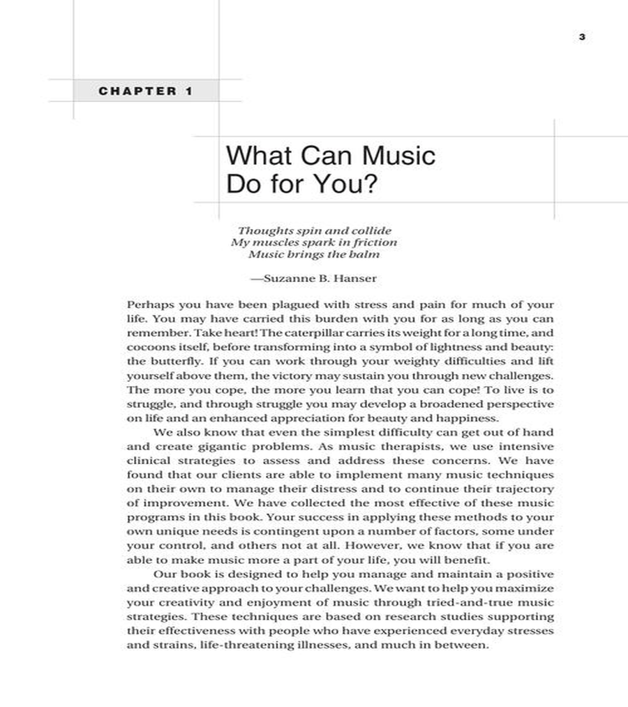 Manage Your Stress and Pain Through Music Collection / Songbook scores gallery preview page 6