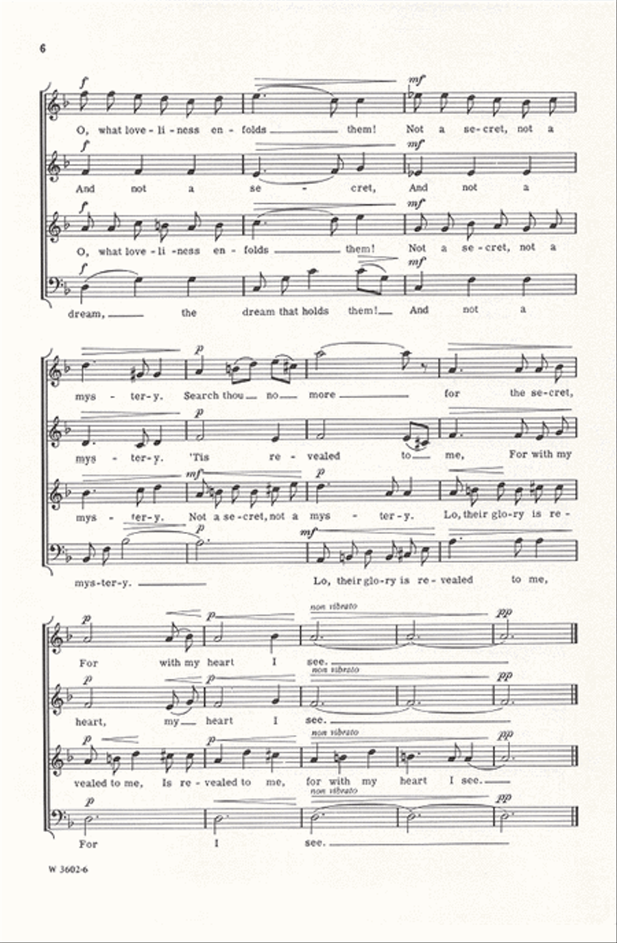 Secret Loveliness Secret Loveliness 4-Part scores gallery preview page 5