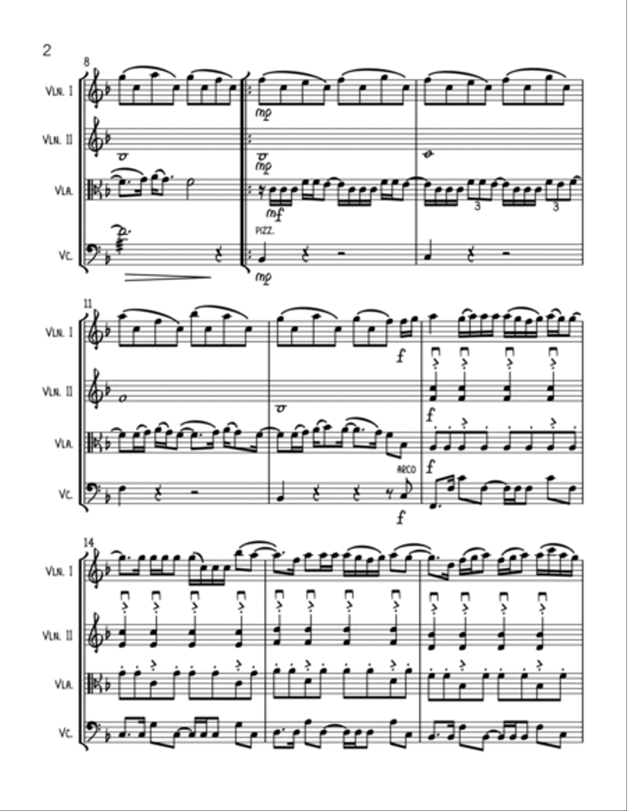 Flashlight Flashlight String Quartet scores gallery preview page 2