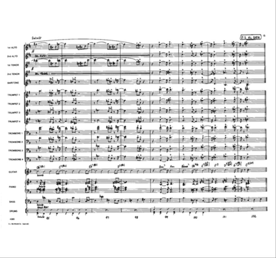 Duke It Out! Jazz Ensemble scores gallery preview page 14