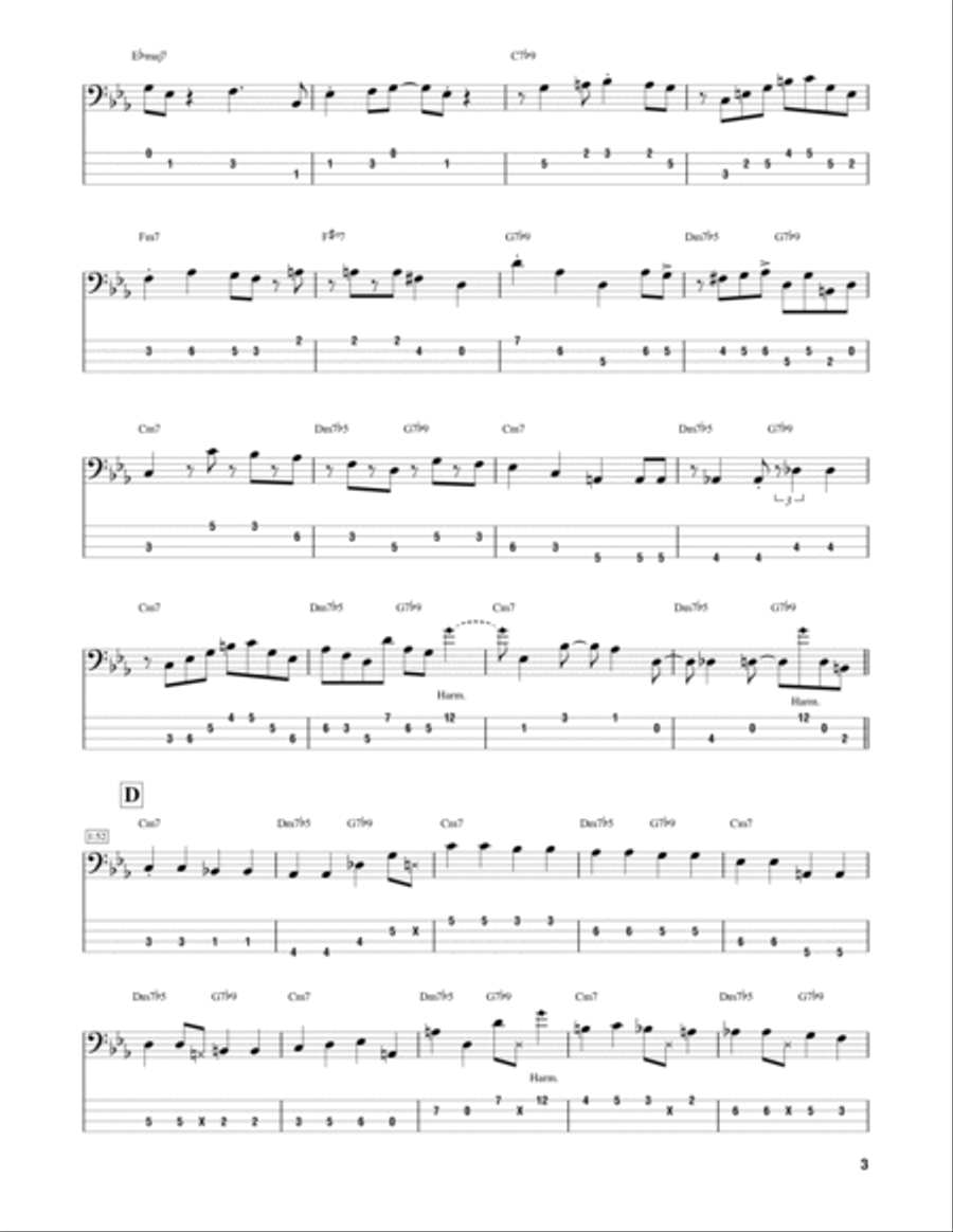 Softly As In A Morning Sunrise Guitar Tablature scores gallery preview page 3