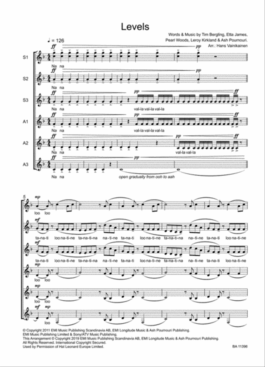 Levels Women's Choir scores gallery preview page 2