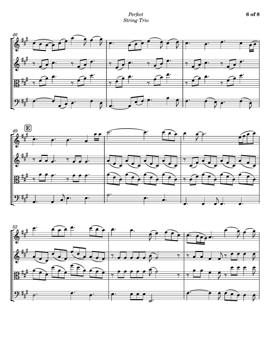 Perfect String Trio scores gallery preview page 6