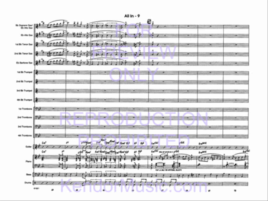 All In All In Jazz Ensemble scores gallery preview page 11