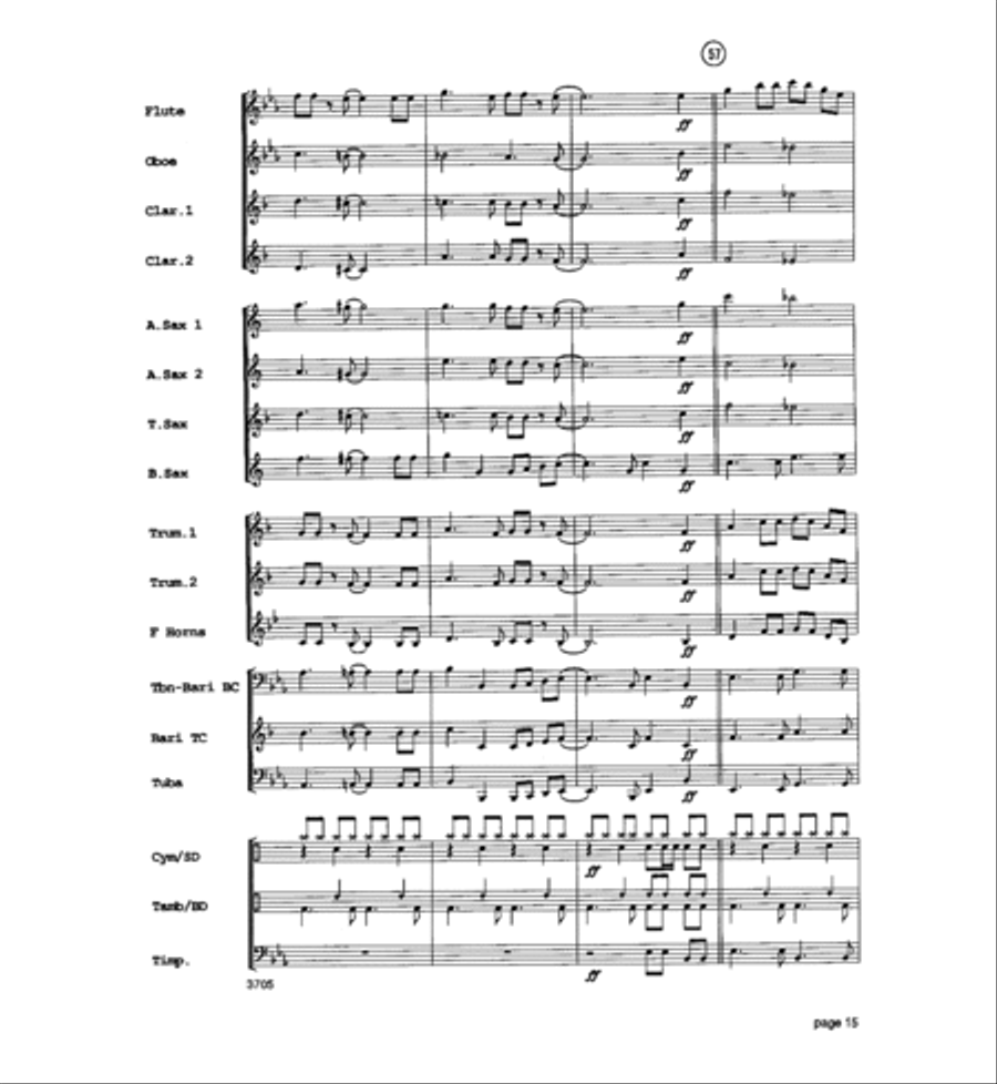 Joy To the World Joy To the World Concert Band scores gallery preview page 16