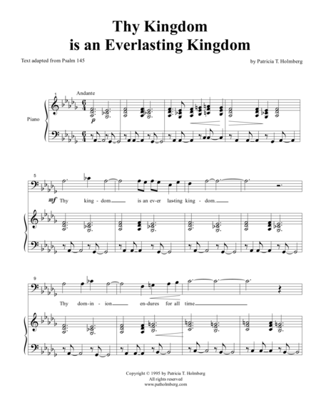 Thy Kingdom is an Everlasting Kingdom
