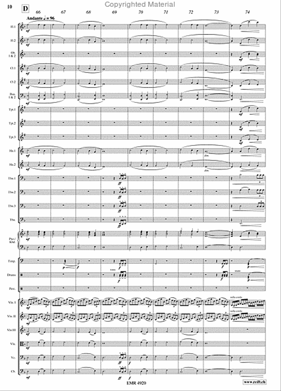 King Arthur Orchestra scores gallery preview page 10