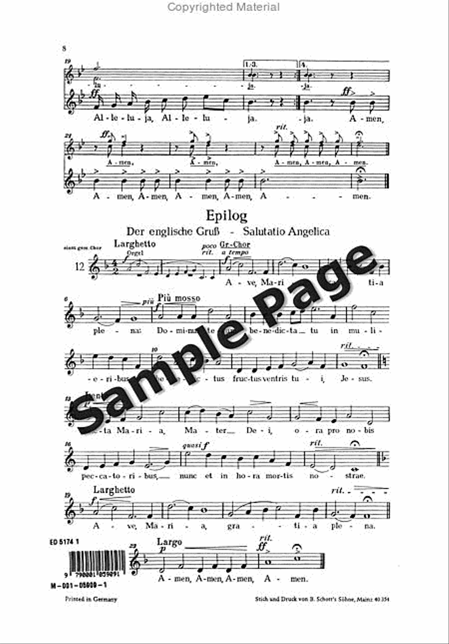 Haas J Marianische Kantate Op112 SA scores gallery preview page 9