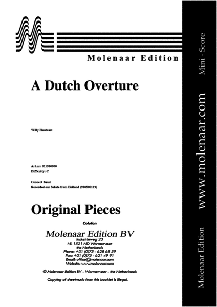 A Dutch Overture image number null