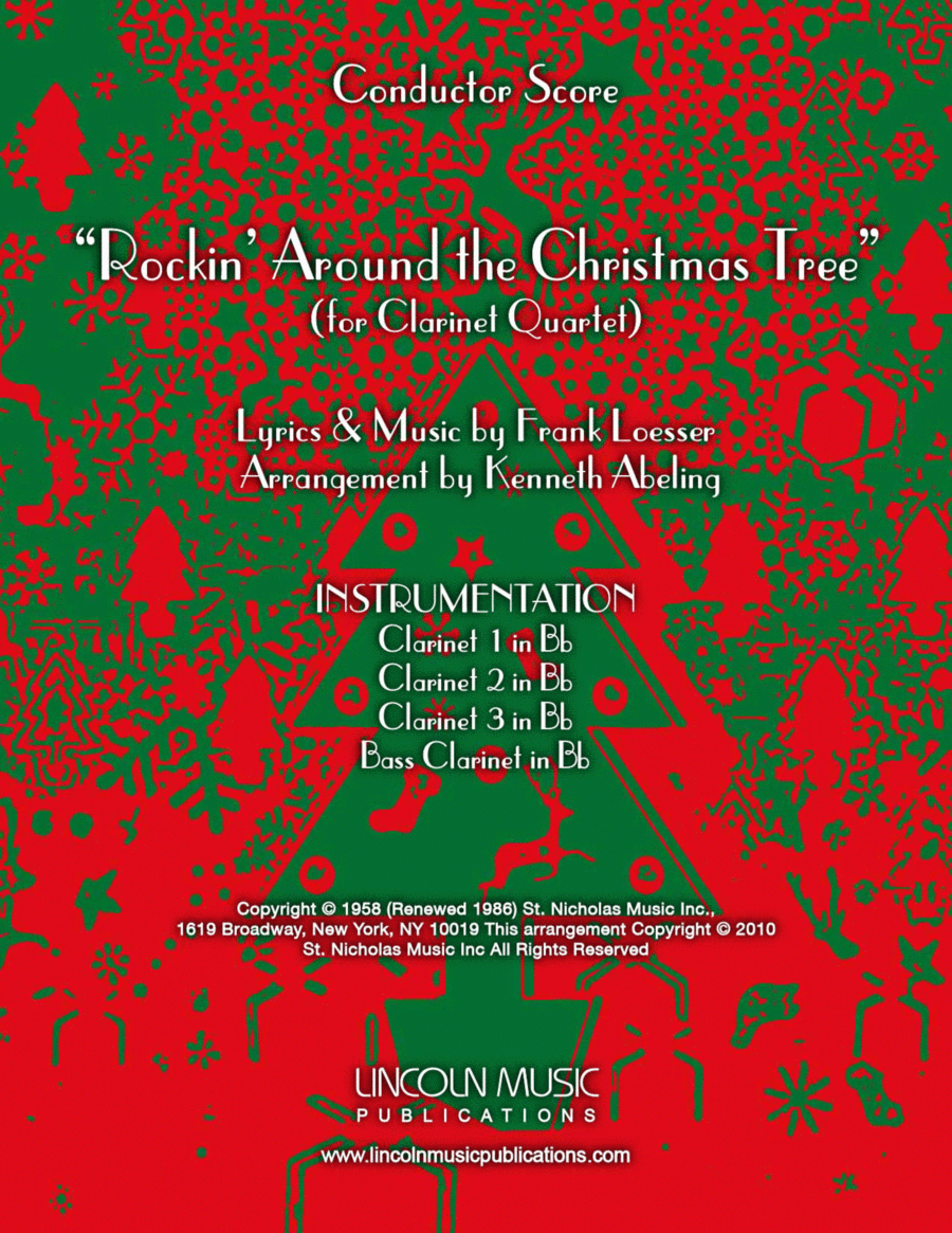 Rockin' Around The Christmas Tree Woodwind Quartet scores gallery preview page 1