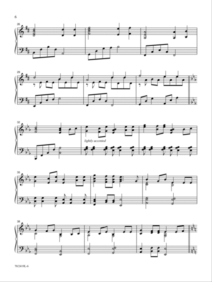 My Strength and Shield Piano Solo scores gallery preview page 6