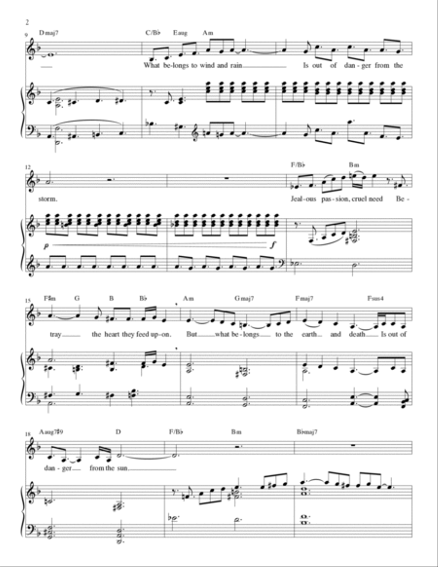 Cabaret Songs Voice scores gallery preview page 4
