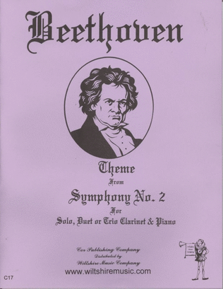 Book cover for Theme from Symphony #2