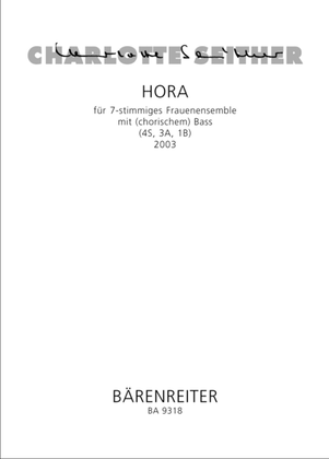 Hora for 7 part Female Ensemble with Basso (choral part)
