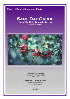 Sans Day Carol (Now The Holly Bears The Berry) - Concert Band PDF