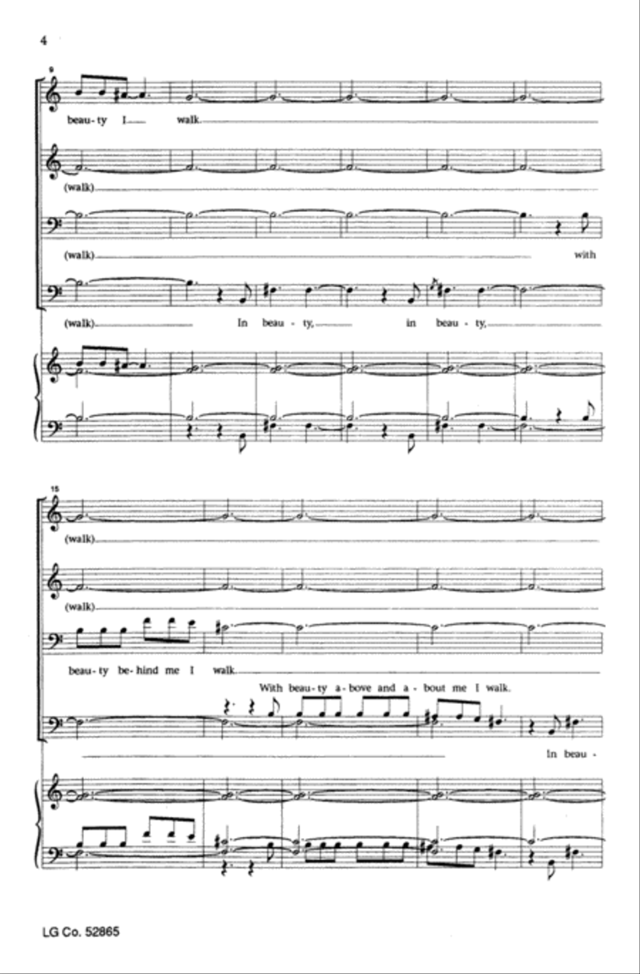 Six Native American Songs Choir scores gallery preview page 2