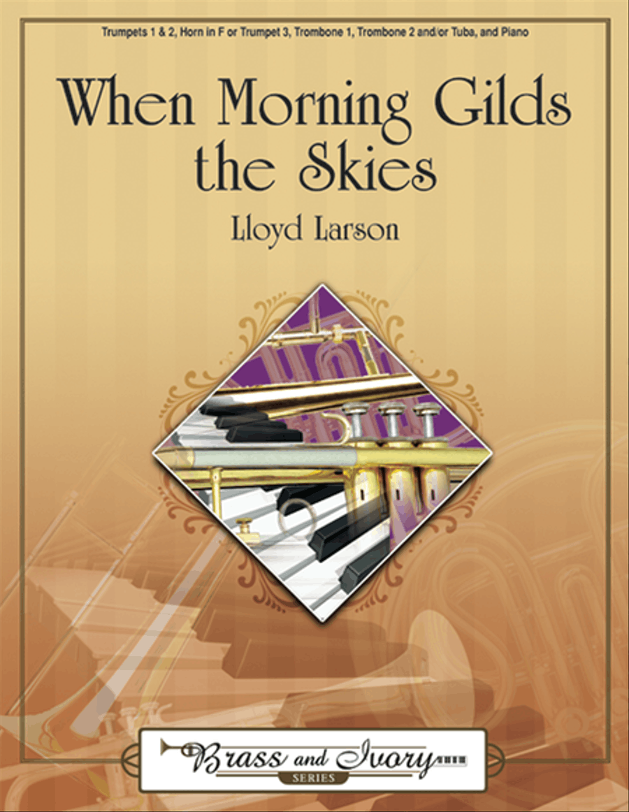 When Morning Gilds the Skies Brass Ensemble scores gallery preview page 1