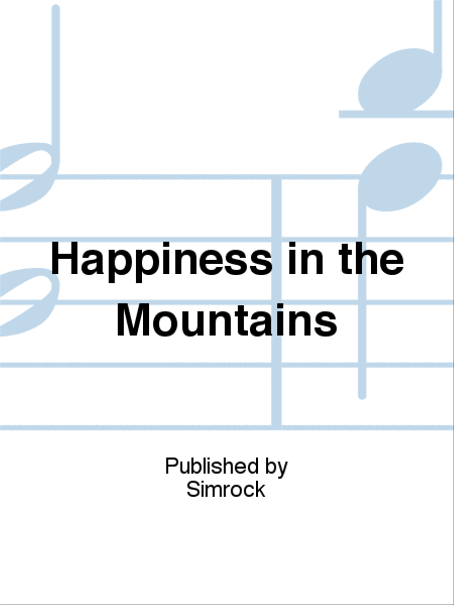 Happiness in the Mountains Accordion Orchestra scores gallery preview page 1