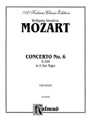 Book cover for Mozart: Violin Concerto No. 6 in E flat Major, K. 268