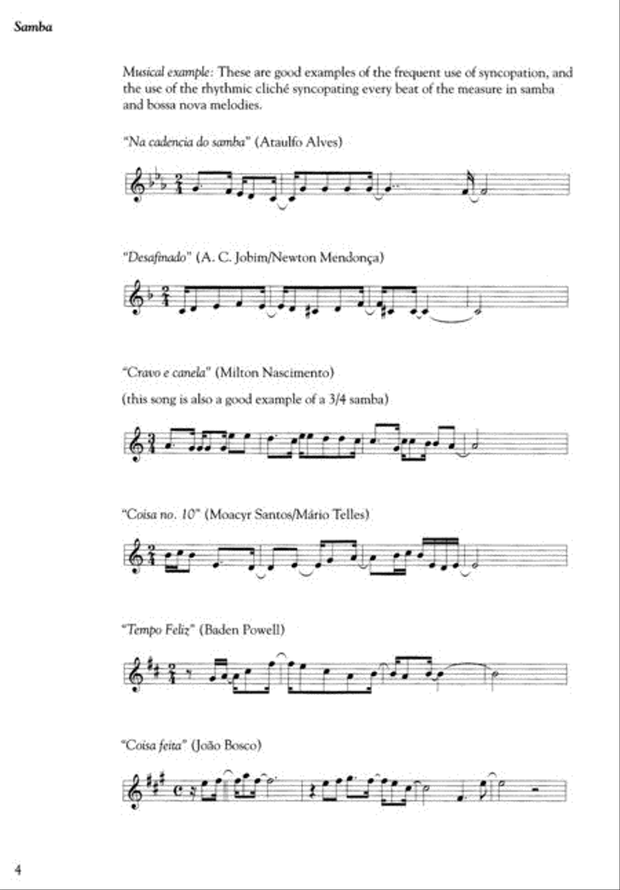Brazilian Guitar Book Electric Guitar scores gallery preview page 4