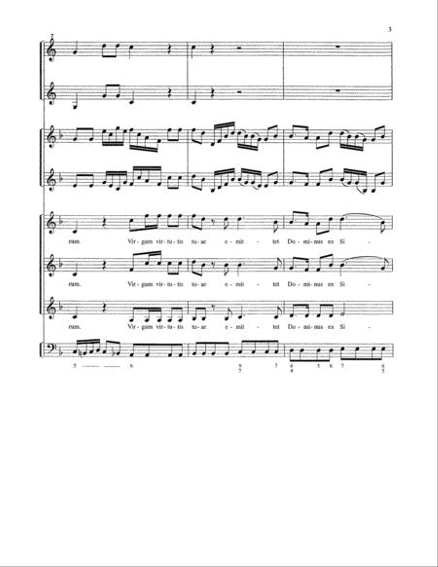 Dixit - Instrumental Score and Parts Choir scores gallery preview page 4