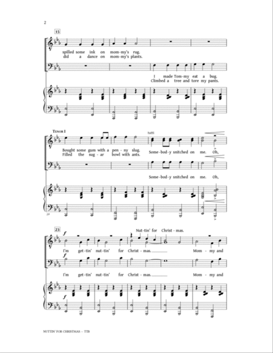 Nuttin' For Christmas TB scores gallery preview page 2