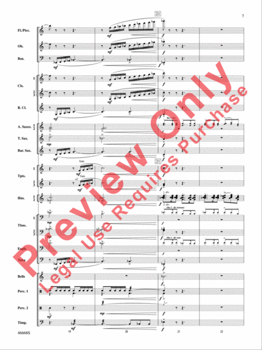 Skydance Concert Band scores gallery preview page 8