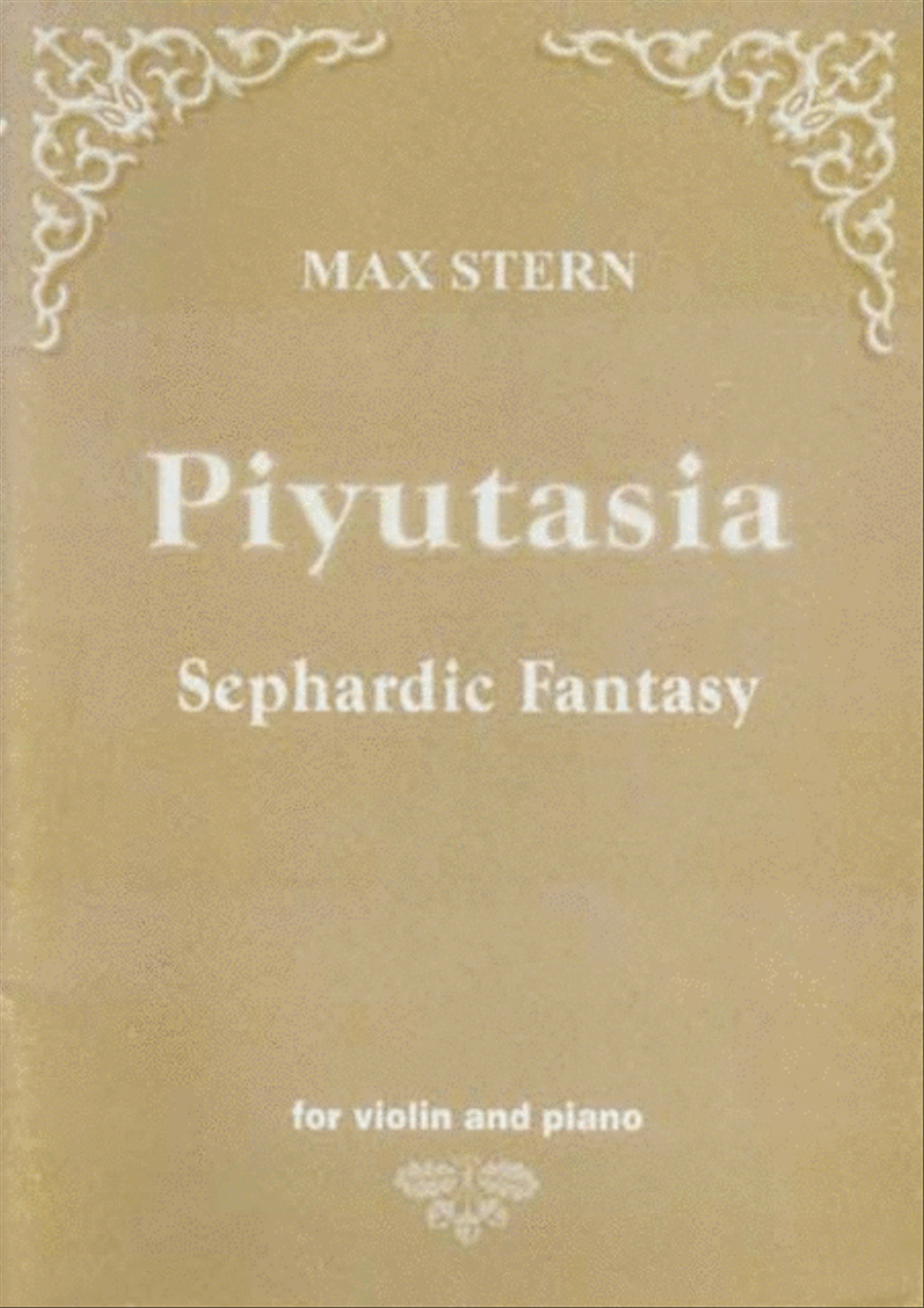 Piyutasia - Sephardic Fantasy Violin Solo scores gallery preview page 1